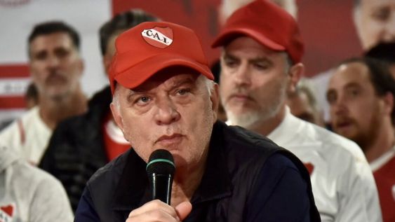 Fútbol. Néstor Grindetti presidente del Club Independiente de Avellaneda