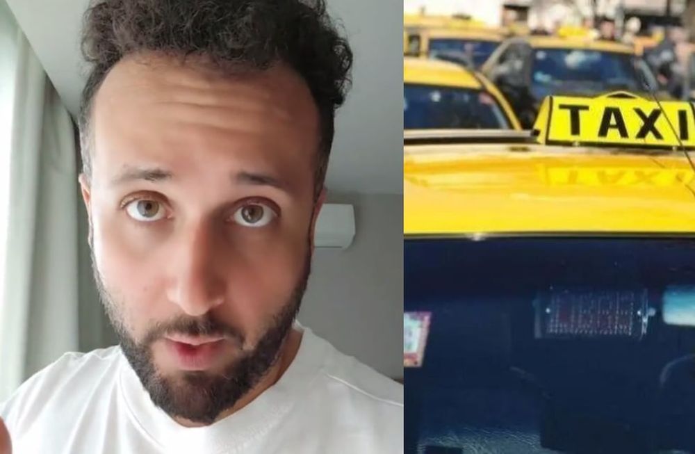 El influencer relató que un taxista le cobró un insólito precio comparado con un viaje anterior que había realizado horas antes. Foto: Captura Video / Gentileza
