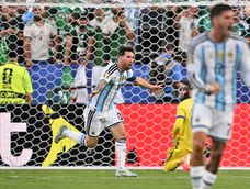 El emblema de la Selección Argentina, Lionel Messi.