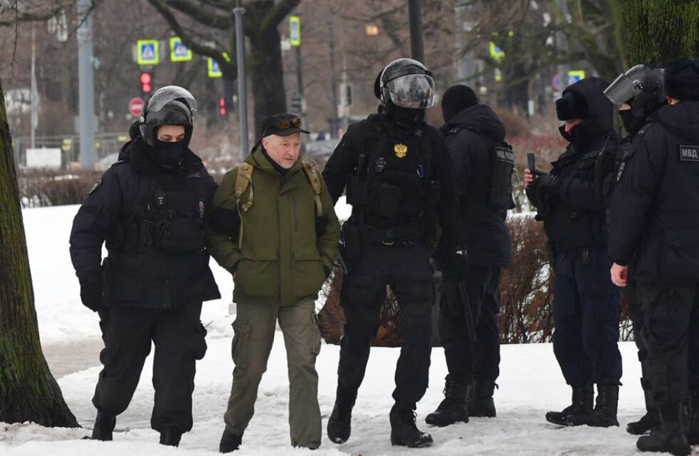 Se trata de la mayor oleada de detenciones en actos políticos en Rusia desde septiembre de 2022. Gentileza: Télam.