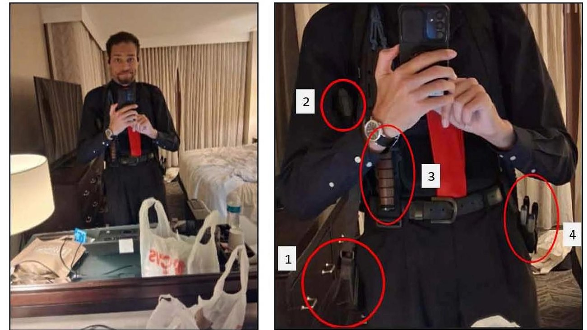 Intento de magnicidio contra Donald Trump: revelan fotos del atacante con múltiples armas