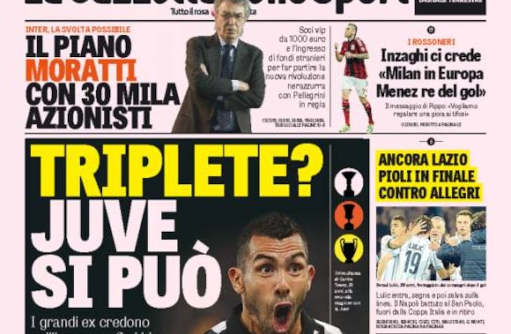 Para la prensa italiana, Si Tevez viene a Boca será reemplazado por Dybala