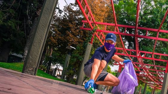 Plogging en el cinturón verde departamental