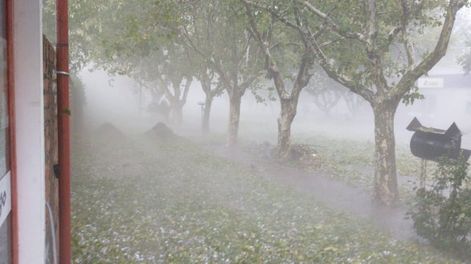 Los Andes | Una fuerte torementa con granizo afectó a diferentes localidades de San Rafael.