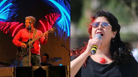 El Álamo (izquierda) e Ini Ceverino (derecha), dos de los artistas que participan del ciclo.