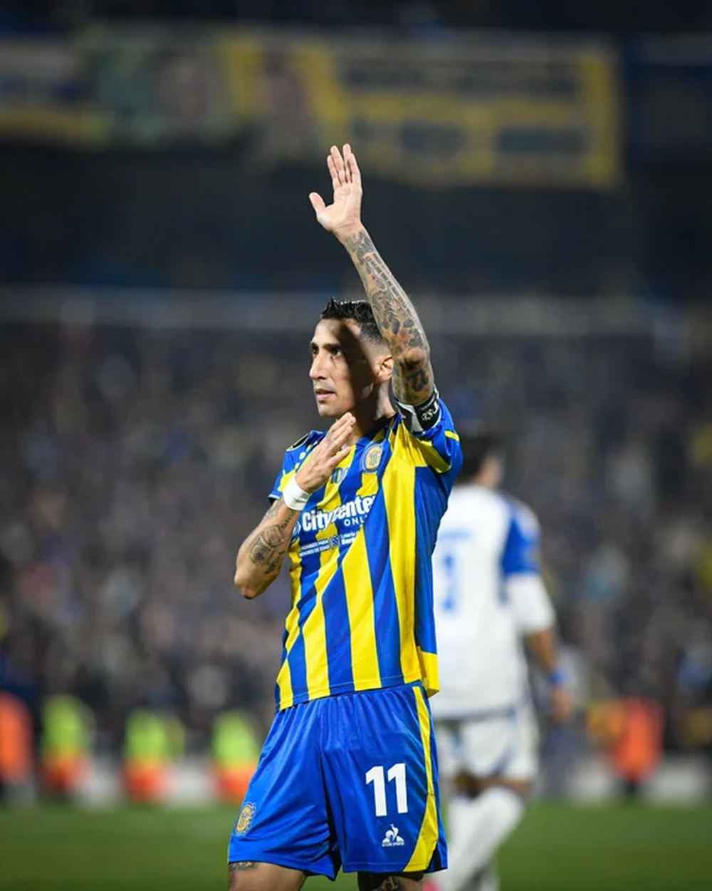 Ángel Di María, ídolo máximo de Rosario Central. Ángel Di María, ídolo máximo de Rosario Central. 