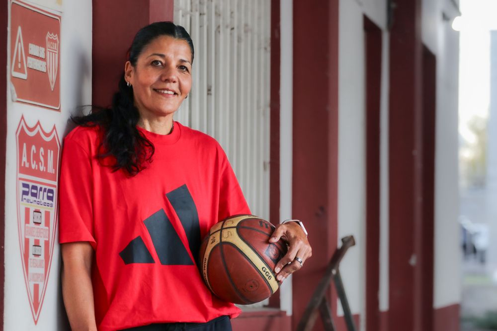 Carolina Sánchez, exbasquetbolista e integrante de la selección argentina. 