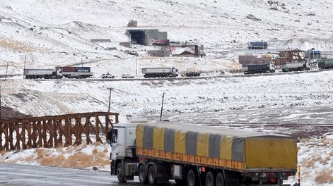 Suspenden el paso de camiones a Chile, por un accidente fatal en el Paso Internacional. Imagen ilustrativa / Los Andes