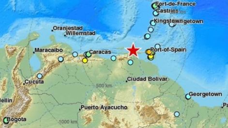 Susto en Venezuela: un fuerte sismo de 7 grados sacudió la costa norte
