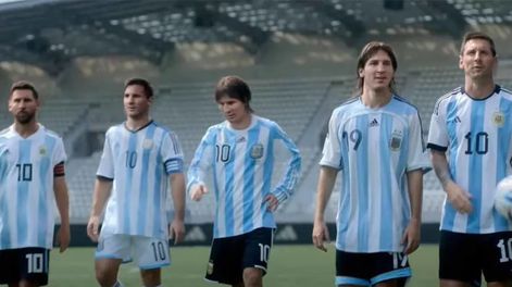 Lionel Messi en el comercial de Adidas