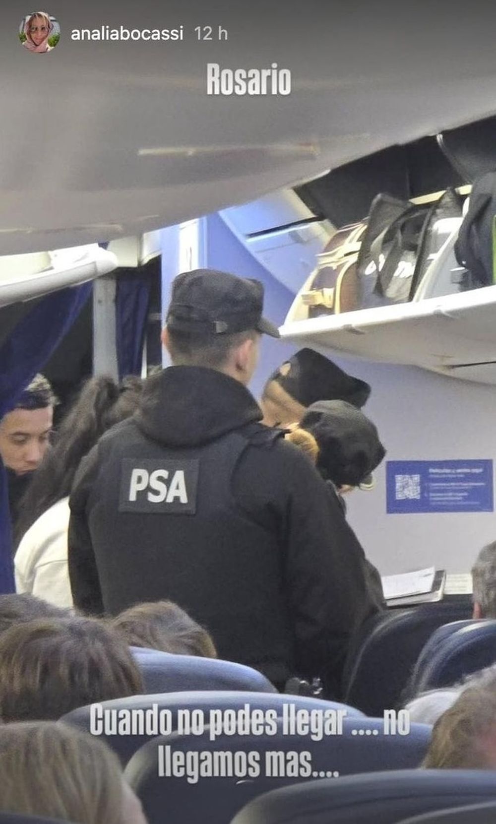 La historia de Instagram de Analía Bocassi, la periodista que presenció la detención de la pareja. La historia de Instagram de Analía Bocassi, la periodista que presenció la detención de la pareja.