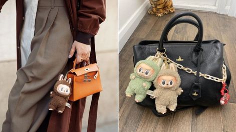 Muñecos Labubu, la tendencia que invade bolsos y mochilas.