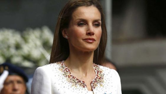 Letizia y su primer vestido de reina