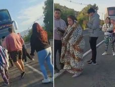 Encerrona al colectivo argentino en Chile