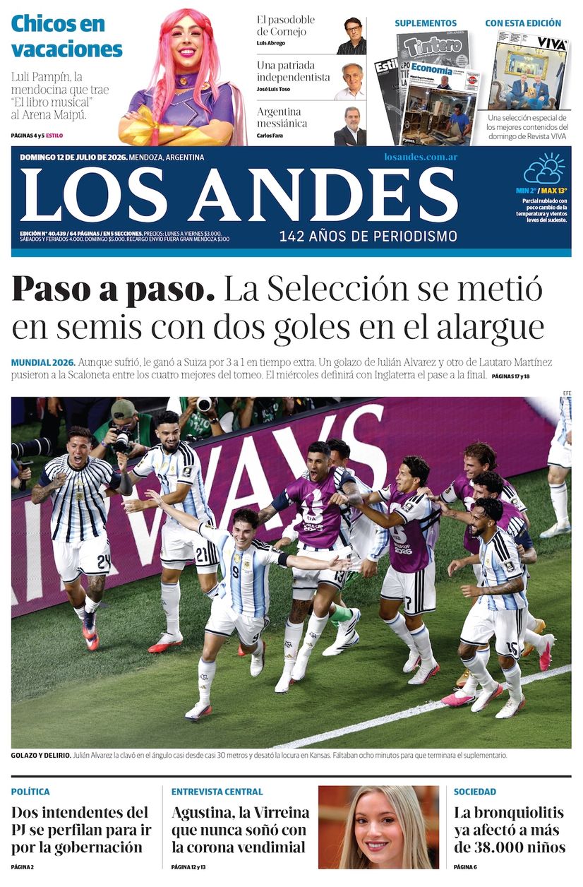 TAPA Los Andes 12072026