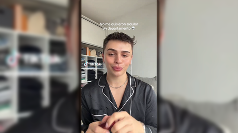 No me quisieron alquilar un departamento por ser influencer y vivir de las redes, tituló el video un joven en TikTok.