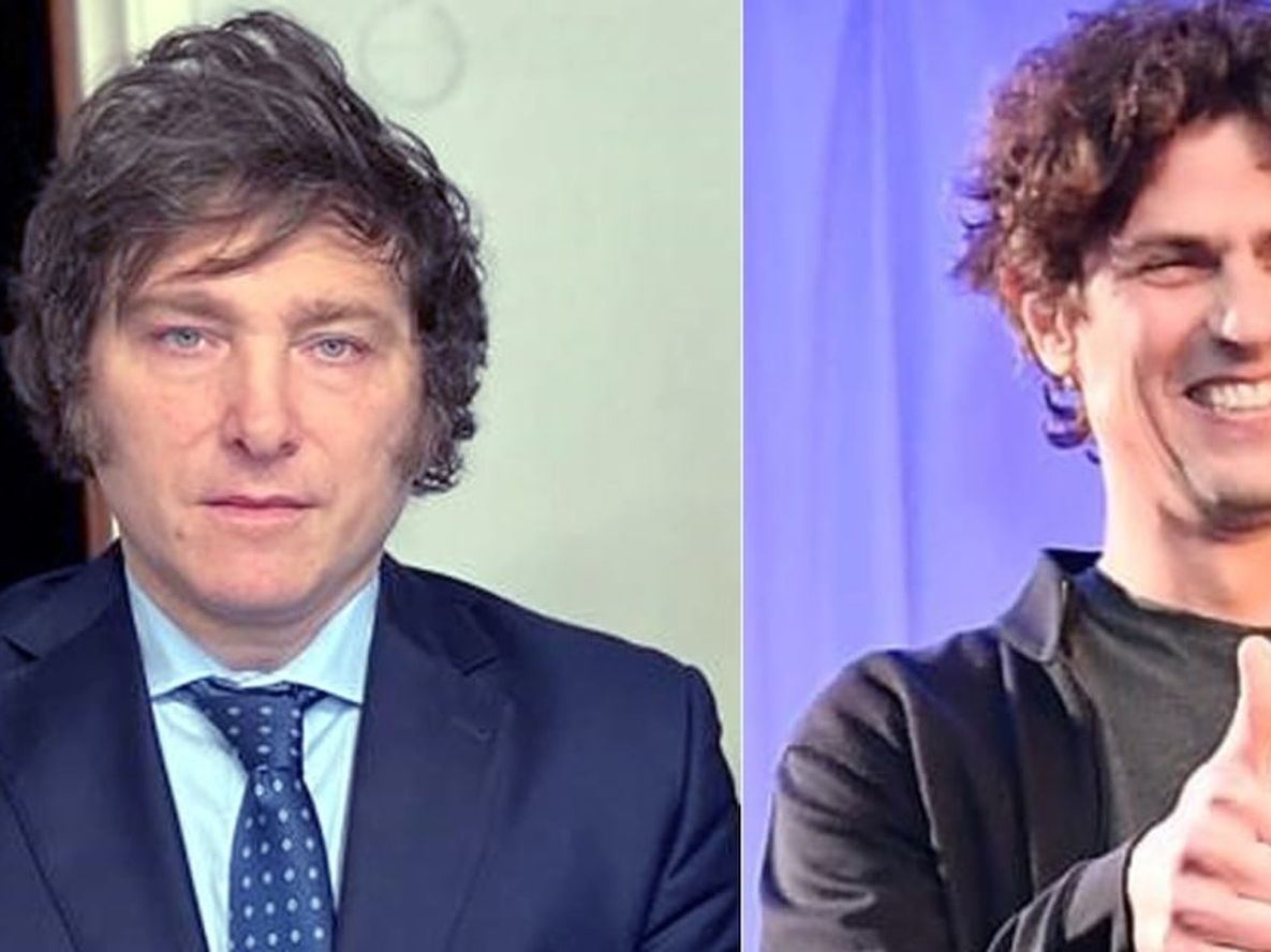 Javier Milei y Martín Lousteau Javier Milei y Martín Lousteau