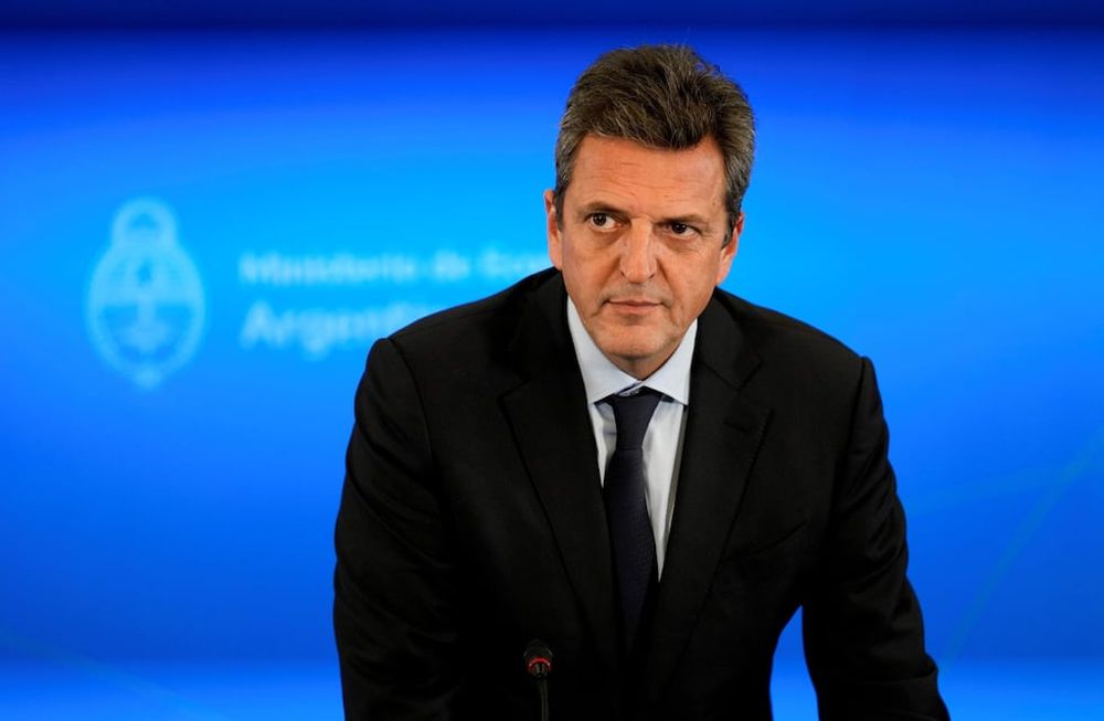 Sergio Massa, ministro de Economía. (Archivo / AP)