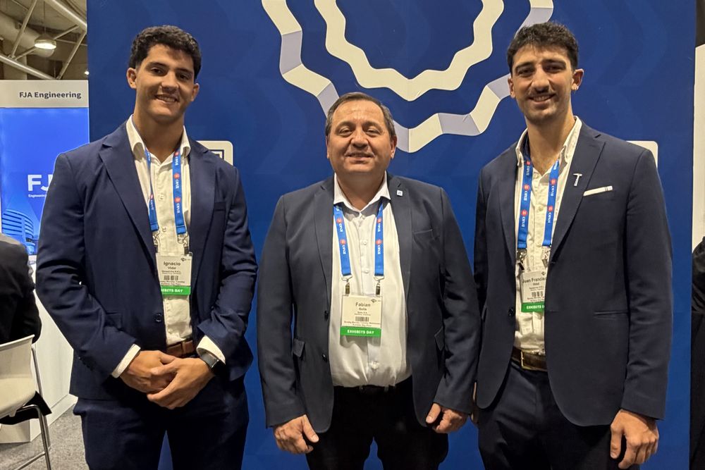 Ignacio Vidal, Fabián Solís y Juan Francisco Vidal.