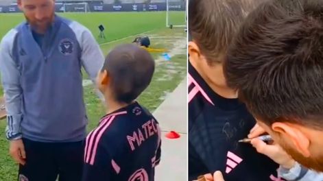 Los Andes | Video: un niño chileno que lucha contra el cáncer cumplió su sueño de conocer a Messi