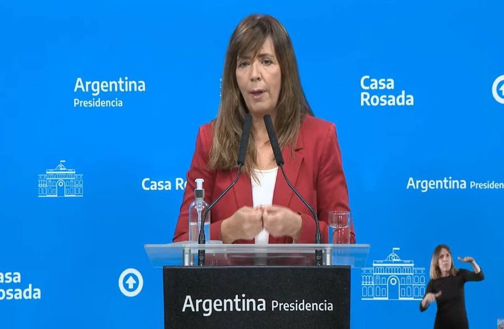 La portavoz presidencial brindó su habitual conferencia de prensa.