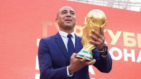 Trezeguet festejó la clasificación de Francias a la final del Mundial de Qatar.