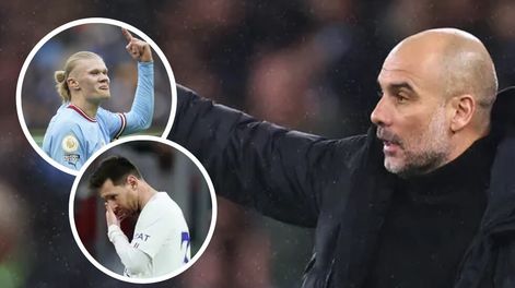 Pep Guardiola ironizó sobre las recientes sustituciones de Haaland