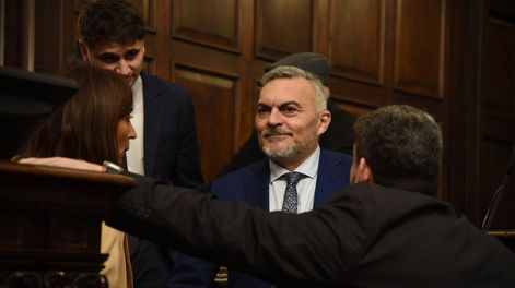 Félix González, el senador del kirchnerismo que fue elogiado por la vicegobernadora Hebe Casado.