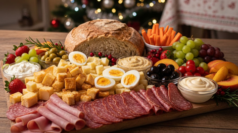 Tabla casera con recetas, comida abundante y pocos ingredientes bien elegidos.