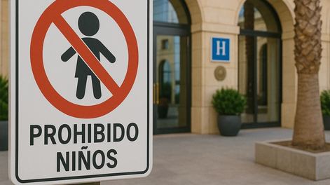 Prohibido niños (IA). Fotografía: Agencia Noticias Argentinas/Redes