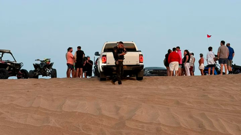 Pinamar: una camioneta y dos UTV chocaron en La Frontera.