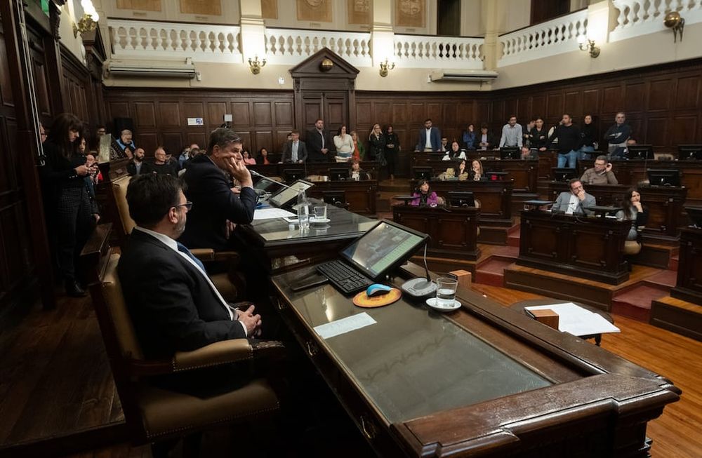 Este lunes en sesión especial los senadores trataron el proyecto presentado por el peronismo que planteaba la derogación del ítem AulaFoto: Ignacio Blanco / Los Andes