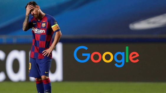 La salida de Messi del Barcelona revolucionó Google y Youtube. La salida de Messi del Barcelona revolucionó Google y Youtube.