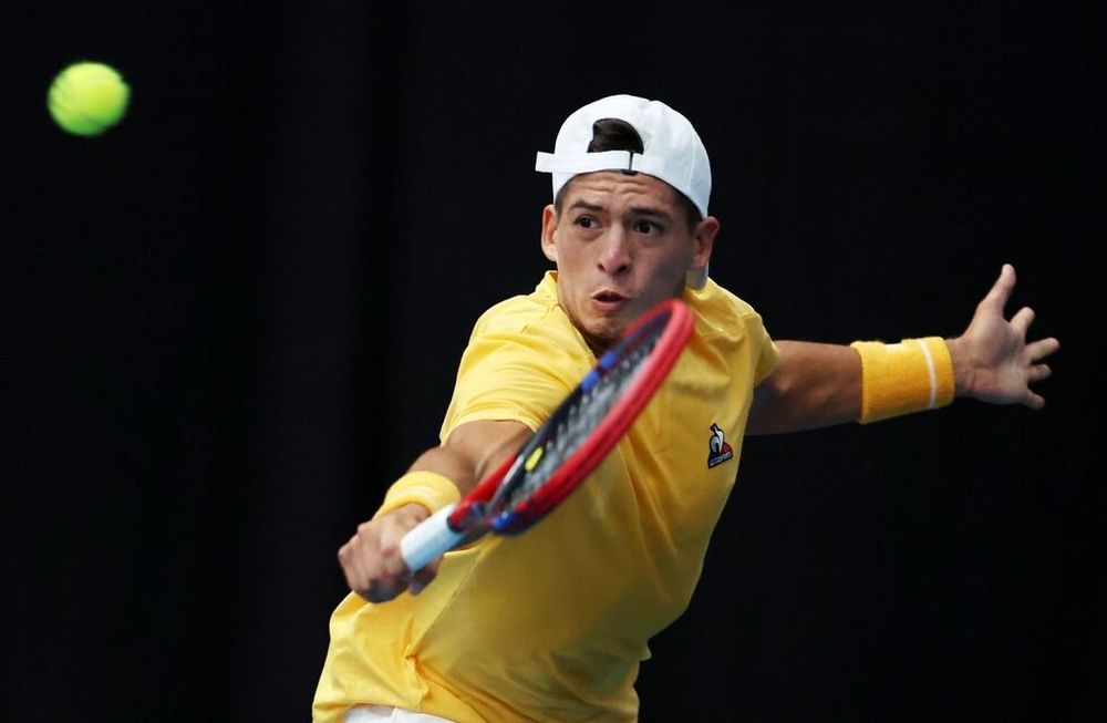 Sebastián Báez cayó con Casper Ruud y quedó eliminado en el ATP 250 de Estoril. / Gentileza.