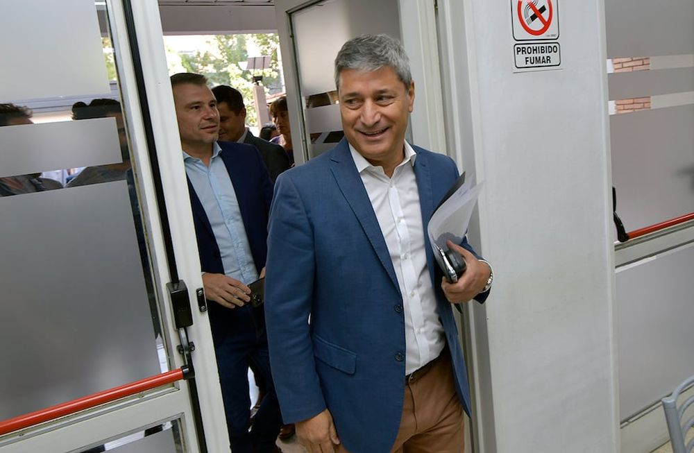 El titular de la Obra Social de los Empleados P&uacute;blicos ( OSEP ), Carlos Funes.&nbsp;
