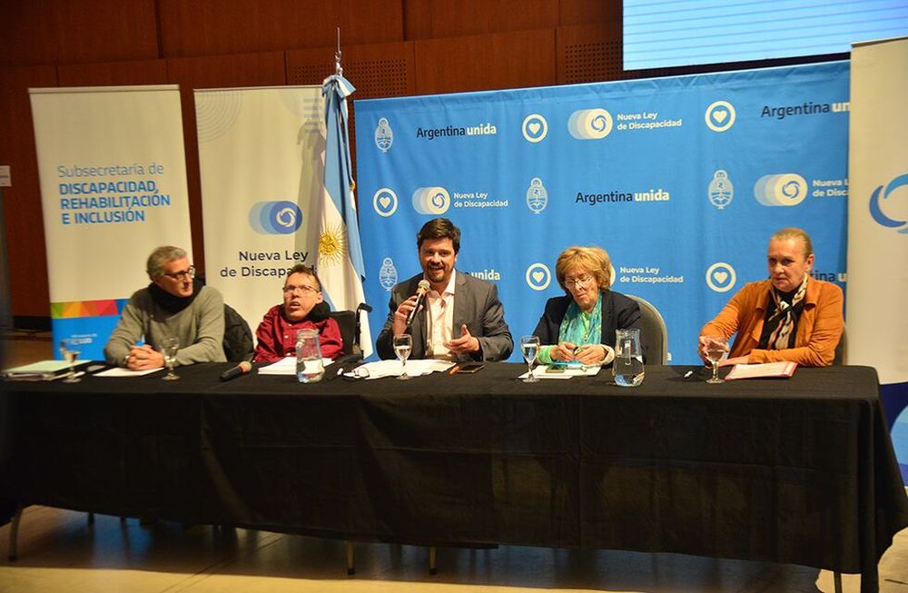 Audiencia pública por la nueva ley de discapacidad, realizada a principios de mes en el Centro de Convenciones de Córdoba    Foto: (Pedro Castillo / La Voz)