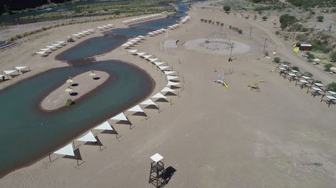 Comenzó la temporada en las playas de Lujan