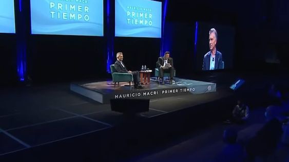 Presentación del libro  Primer Tiempo, de Mauricio Macri.