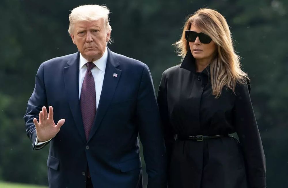 El presidente Trump y su esposa Melania fueron diagnosticados el mismo día con Covid-19.