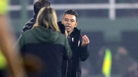 El picante cruce entre los técnicos sucedió hace tres meses y el DT del Halcón fue muy duro con su par Millonario. / Gentileza.