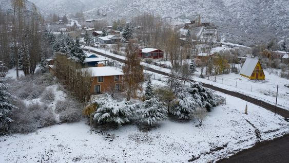 Ignacio Blanco / Los AndesFoto: Ignacio Blanco / Los Andes Cuarentena nieve nevada frio