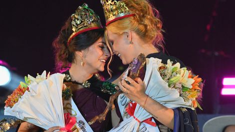 Los vecinos eligieron a Martina como reina de la Vendimia 2026 de Godoy Cruz en una noche perfecta