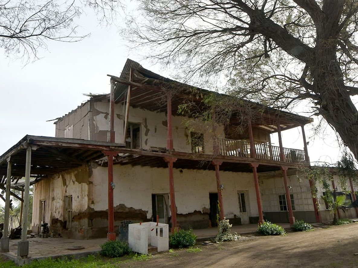 Casa del Altillo, que perteneciera al gobernador Tiburcio Benegas. Foto : Orlando Pelichotti  / Los Andes