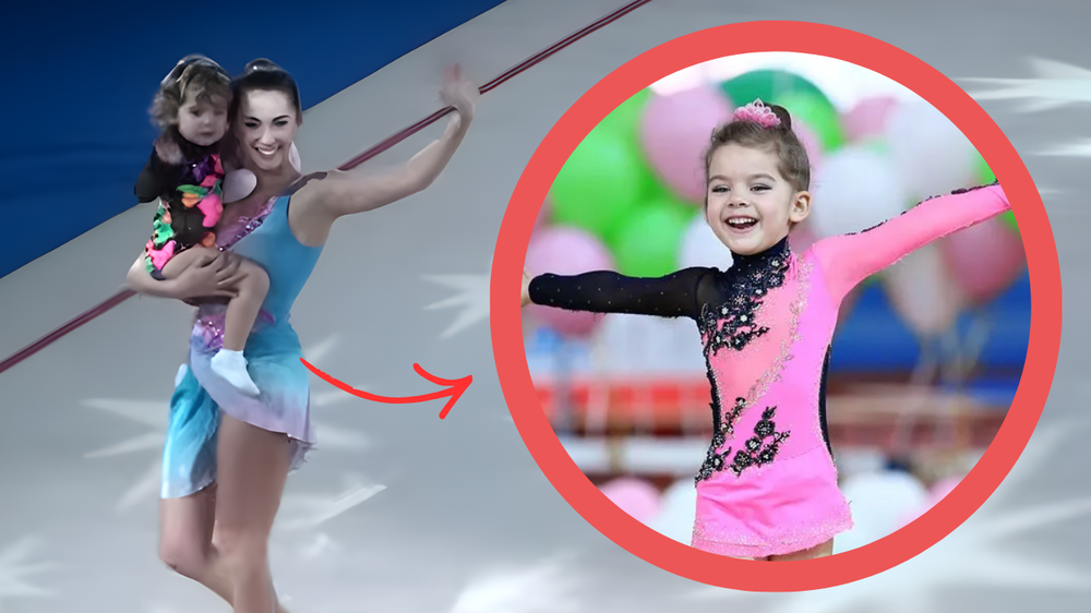 La hija de Svetlana Putintseva, Masha, siguió los pasos de su madre y también es gimnasta.