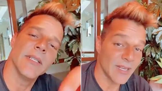 Ricky Martin reapareció tras la polémica que se generó durante una entrevista donde parecía que un retoque estético le había deformado la cara.