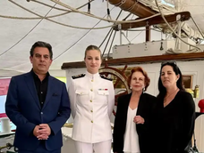 La princesa Leonor visitó a la familia de Mario Vargas Llosa esta semana.