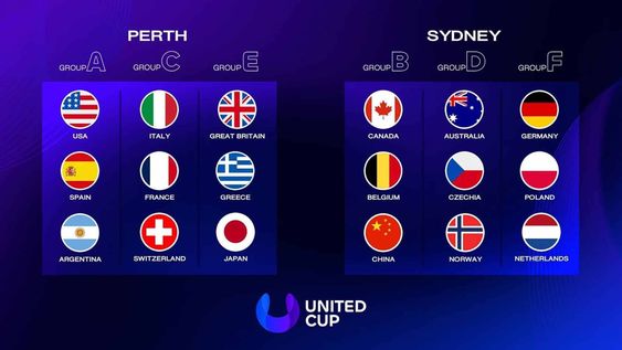 La temporada 2026 del  tenis internacional arranca oficialmente con la United Cup.