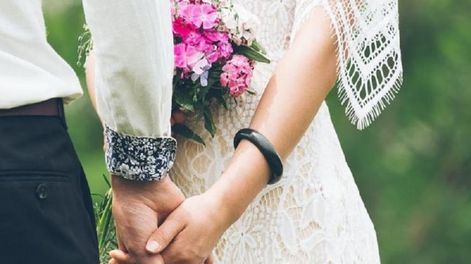 Una pareja de recién casados logró la “mejor foto” de bodas y se volvió viral