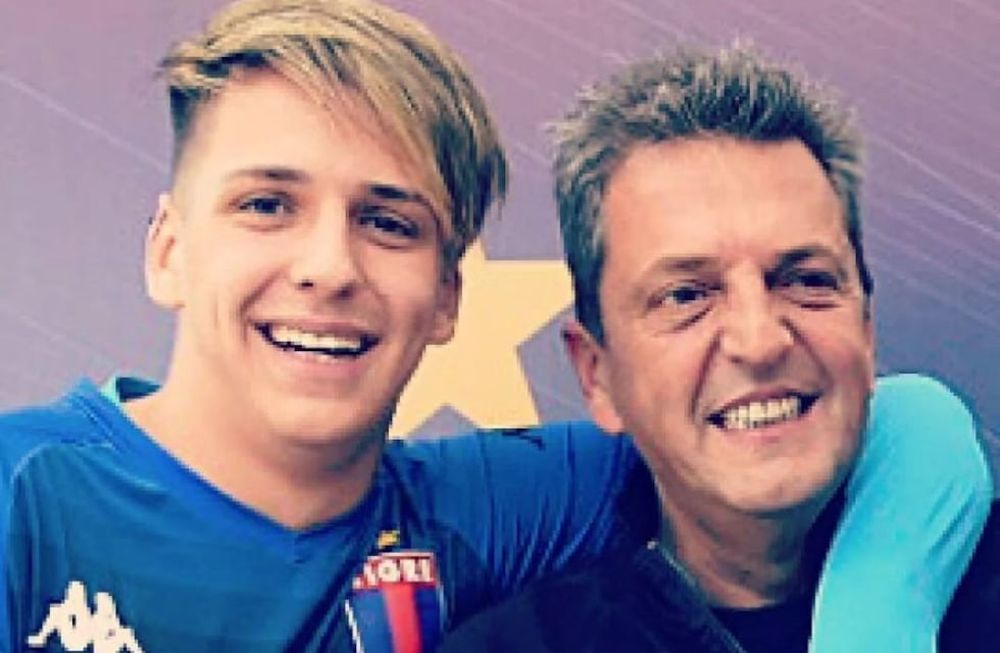 Sergio Massa y su hijo Toto