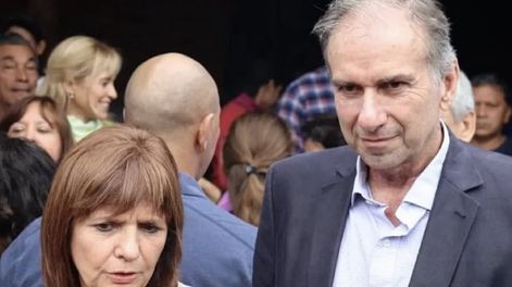 Los Andes | Patricia Bullrich junto a Humberto Schiavoni (senador nacional del Pro - Misiones) quien fue designado para llevar adelante la intervención en Mendoza.